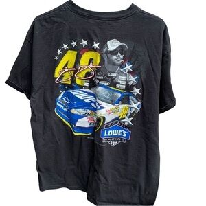 NASCAR Jimmie Johnson Tee Shirt 48 Lowes Car XL